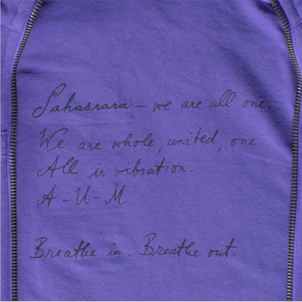 RARE- Lululemon Chakra Lotus Scuba-Sz 12- Embroidered Lotus🪷 on Hood- Purp- SE - Picture 13 of 17